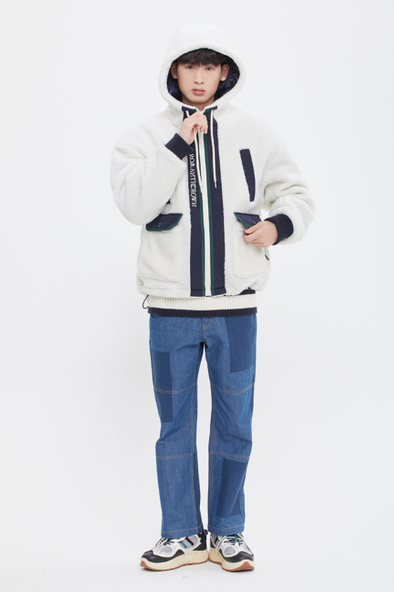 ロマンティッククラウン(ROMANTIC CROWN) HEAVY FLEECE JACKET_OATMEAL
