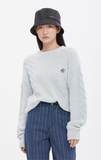 ロマンティッククラウン(ROMANTIC CROWN)  VELVET WAFFLE KNIT_LIGHT GREEN