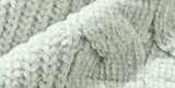 ロマンティッククラウン(ROMANTIC CROWN)  VELVET WAFFLE KNIT_LIGHT GREEN