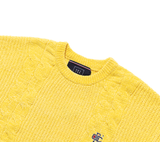 ロマンティッククラウン(ROMANTIC CROWN)  VELVET WAFFLE KNIT_YELLOW GREEN