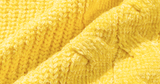 ロマンティッククラウン(ROMANTIC CROWN)  VELVET WAFFLE KNIT_YELLOW GREEN
