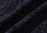 ロマンティッククラウン(ROMANTIC CROWN)  TURTLENECK HALF ZIP UP KNIT_NAVY