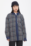 ロマンティッククラウン(ROMANTIC CROWN)   DENIM CHECK SHIRT_GREEN