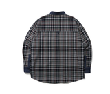 ロマンティッククラウン(ROMANTIC CROWN)   DENIM CHECK SHIRT_GREEN