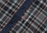 ロマンティッククラウン(ROMANTIC CROWN)   DENIM CHECK SHIRT_GREEN