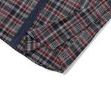 ロマンティッククラウン(ROMANTIC CROWN)   DENIM CHECK SHIRT_BURGUNDY
