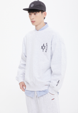 ロマンティッククラウン(ROMANTIC CROWN)   NAVY HEAVYWEIGHT SWEAT SHIRT_LIGHT GRAY