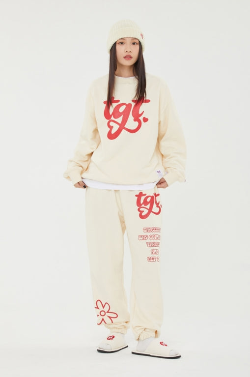 TARGETTO(ターゲット)  TGT LOGO TRAINING PANTS_OATMEAL