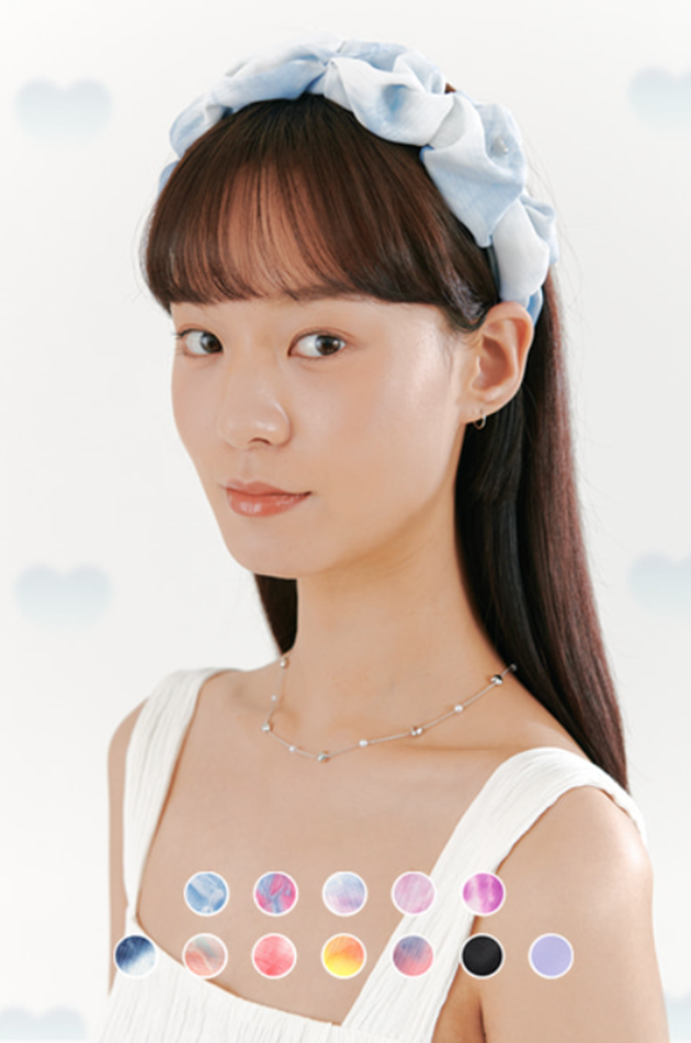 オルモストブルー(Almost Blue)  TIE DYE HAIR BAND