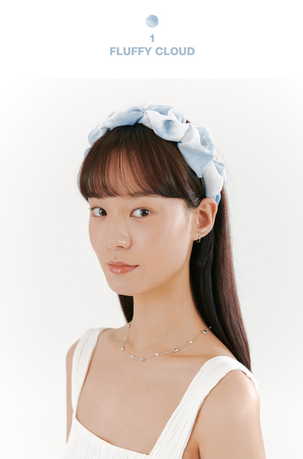 オルモストブルー(Almost Blue)  TIE DYE HAIR BAND