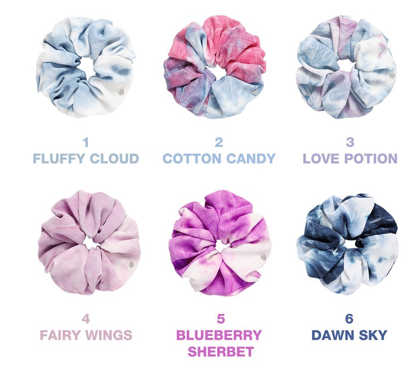 オルモストブルー(Almost Blue)  TIE DYE SCRUNCHIE