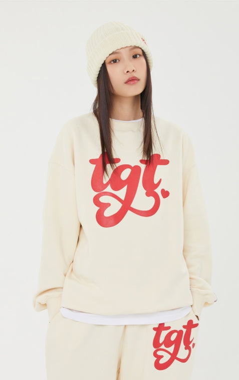 TARGETTO(ターゲット)   TGT LOGO SWEAT SHIRT_OATMEAL
