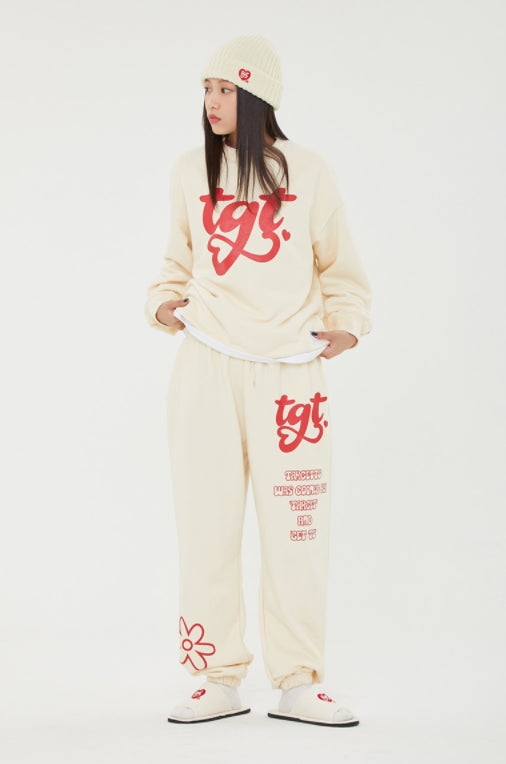 TARGETTO(ターゲット)   TGT LOGO SWEAT SHIRT_OATMEAL