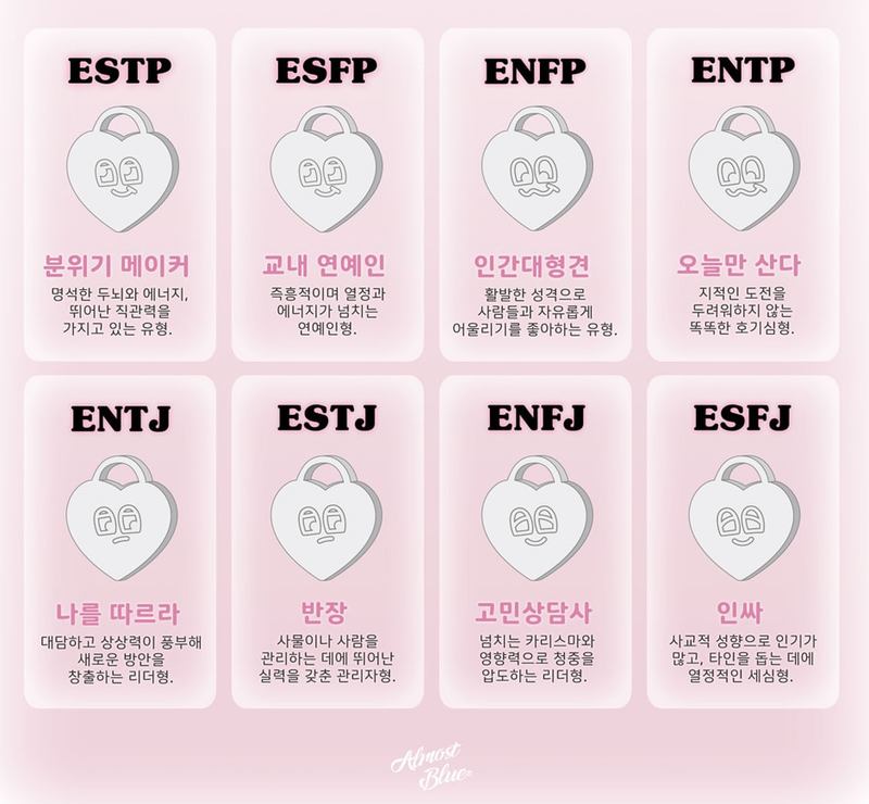 オルモストブルー(Almost Blue)  MBTI NECKLACE