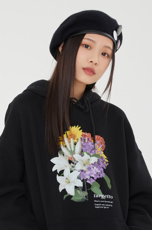 TARGETTO(ターゲット)   BOUQUET HOODIE_BLACK
