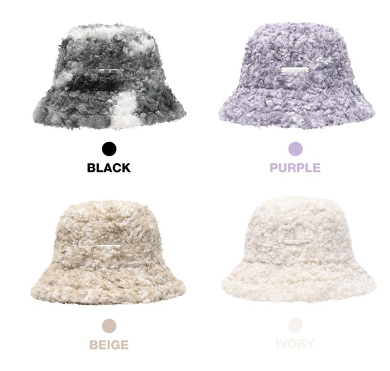 オルモストブルー(Almost Blue)  POODLE BUCKET HAT