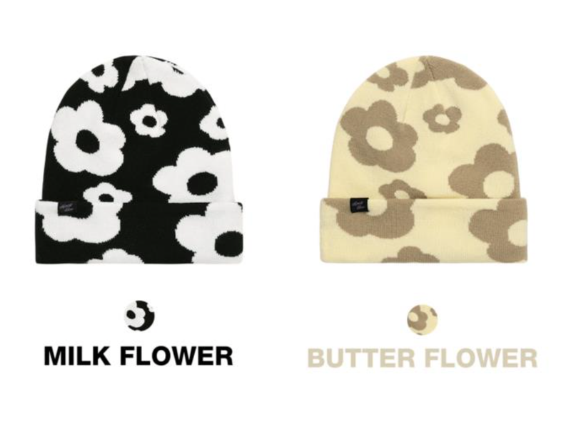 オルモストブルー(Almost Blue)  HAPPY JACQUARD BEANIE