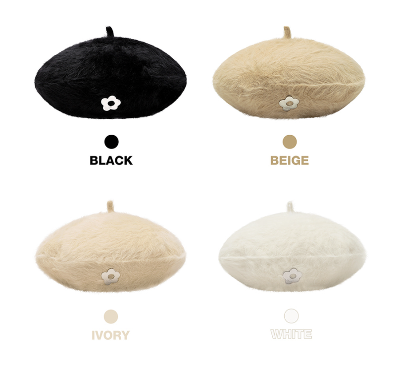 オルモストブルー(Almost Blue)  ANGORA BERET