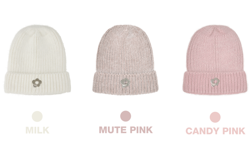 オルモストブルー(Almost Blue)  ANGORA BEANIE