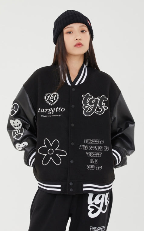 TARGETTO(ターゲット) TGT VARSITY JACKET_BLACK