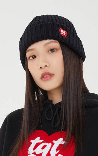 TARGETTO(ターゲット)  NEO HEART LOGO BEANIE_BLACK