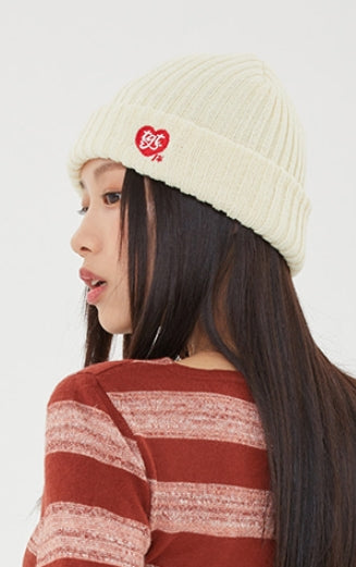 TARGETTO(ターゲット)  NEO HEART LOGO BEANIE_OATMEAL