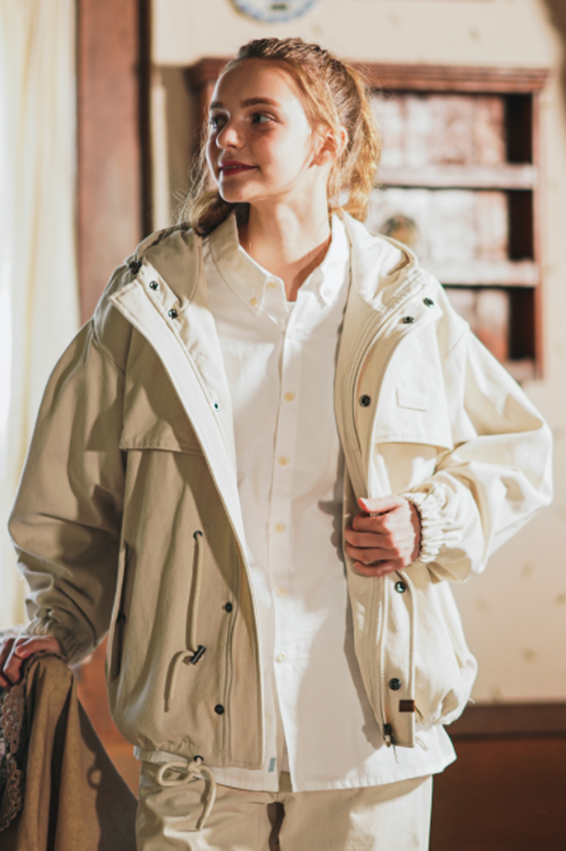 ダブルユーブイプロジェクト(WV PROJECT) Tom Hooded Jacket Oatmeal MJOT7516