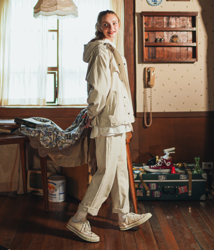 ダブルユーブイプロジェクト(WV PROJECT) Tom Hooded Jacket Oatmeal MJOT7516