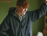 ダブルユーブイプロジェクト(WV PROJECT) Woven Hooded Coach Jacket Black JIOT7540