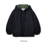 ダブルユーブイプロジェクト(WV PROJECT) Woven Hooded Coach Jacket Black JIOT7540
