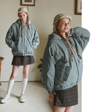 ダブルユーブイプロジェクト(WV PROJECT) Woven Hooded Coach Jacket Blue JIOT7540