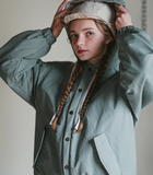 ダブルユーブイプロジェクト(WV PROJECT) Woven Hooded Coach Jacket Blue JIOT7540