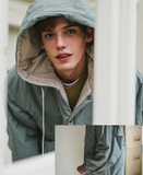 ダブルユーブイプロジェクト(WV PROJECT) Woven Hooded Coach Jacket Blue JIOT7540