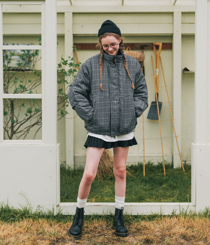 ダブルユーブイプロジェクト(WV PROJECT) Mu Check Jumper Black MJOT7541