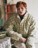 ダブルユーブイプロジェクト(WV PROJECT) Mu Check Jumper Light Khaki MJOT7541