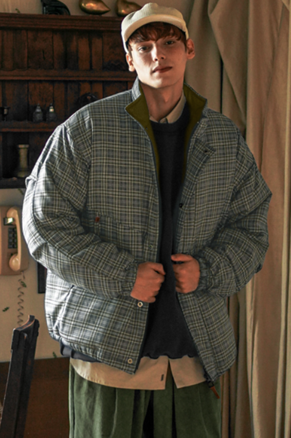 ダブルユーブイプロジェクト(WV PROJECT) Mu Check Jumper Gray MJOT7541