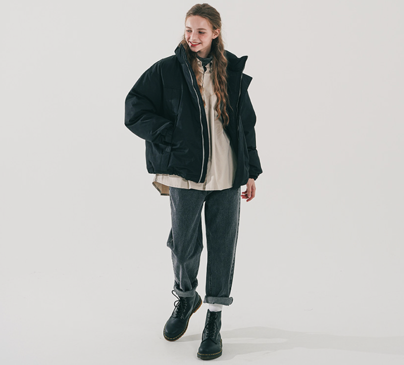 ダブルユーブイプロジェクト(WV PROJECT) Monster Duck Down Parka Black JJOT7521