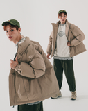 ダブルユーブイプロジェクト(WV PROJECT) Monster duck down parka Gray Beige JJOT7521