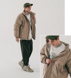 ダブルユーブイプロジェクト(WV PROJECT) Monster duck down parka Gray Beige JJOT7521