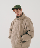 ダブルユーブイプロジェクト(WV PROJECT) Monster duck down parka Gray Beige JJOT7521