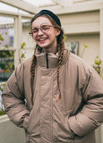 ダブルユーブイプロジェクト(WV PROJECT) Monster duck down parka Gray Beige JJOT7521