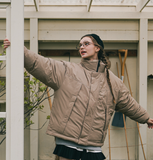 ダブルユーブイプロジェクト(WV PROJECT) Monster duck down parka Gray Beige JJOT7521