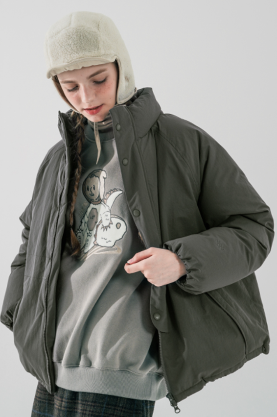 ダブルユーブイプロジェクト(WV PROJECT) Planning Duck Down Parka Charcoal Brown CJOT7520