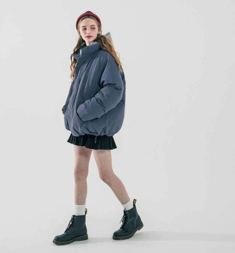 ダブルユーブイプロジェクト(WV PROJECT) Planning Duck Down Parka Blue CJOT7520