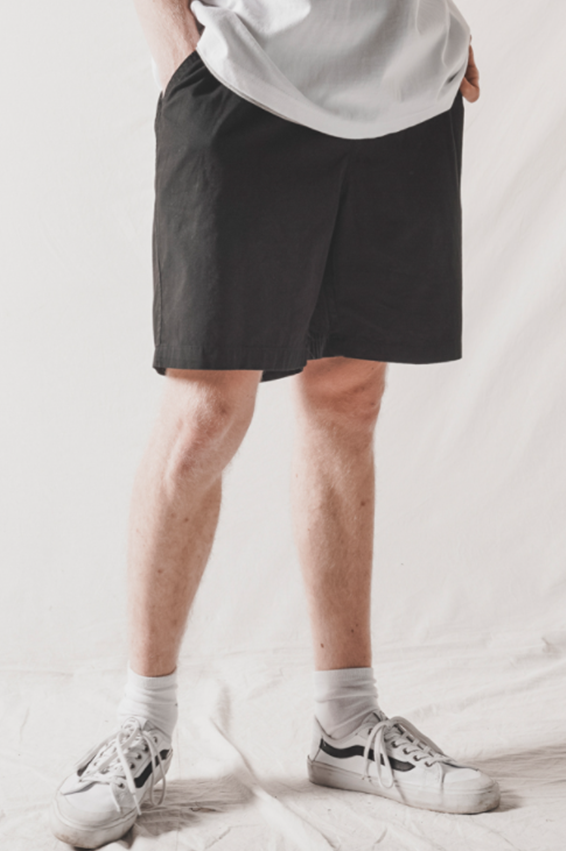 ダブルユーブイプロジェクト(WV PROJECT) Millennial Banding Short Pants Black CJSP7495
