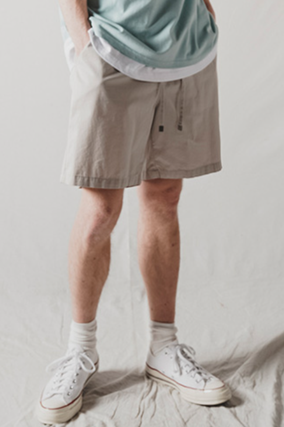 ダブルユーブイプロジェクト(WV PROJECT) Millennial Banding Short Pants Beige CJSP7495