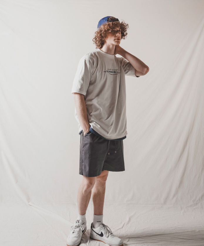 ダブルユーブイプロジェクト(WV PROJECT) Millennial Banding Short Pants Dark Gray CJSP7495