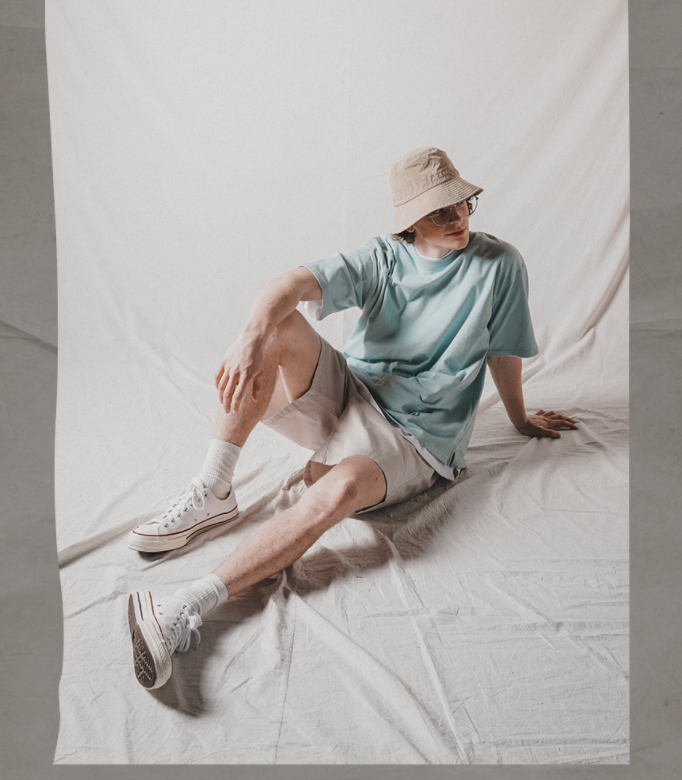 ダブルユーブイプロジェクト(WV PROJECT) Millennial Banding Short Pants Gray Beige CJSP7495