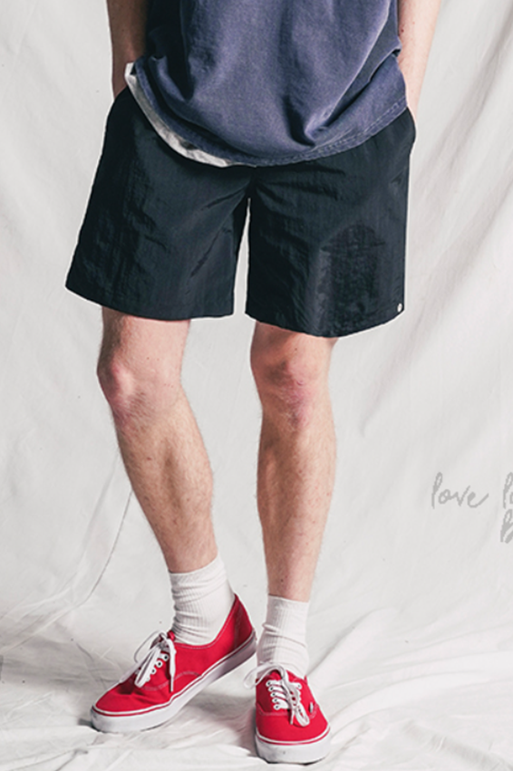 ダブルユーブイプロジェクト(WV PROJECT) Summer Wave Short Pants Black KMSP7496