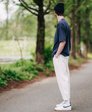 ダブルユーブイプロジェクト(WV PROJECT) Plain (Summer) Cotton Banding Pants Ivory CJLP7509